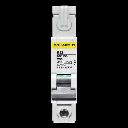 SQUARE D 50 AMP CURVE C 10kA MCB CIRCUIT BREAKER KQ 10C150