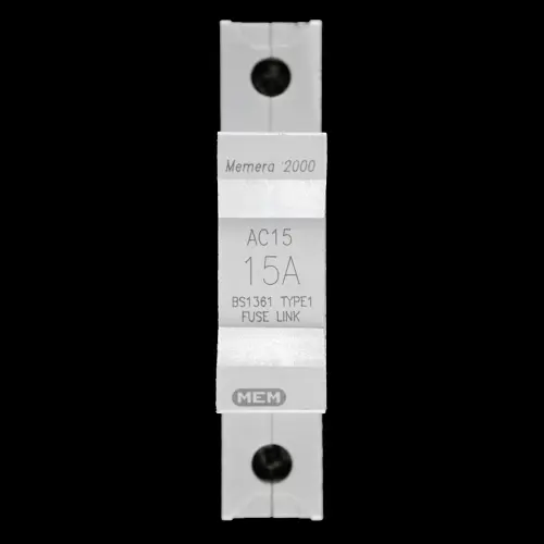 MEM 15 AMP TYPE 1 HRC FUSE LINK HOLDER CARRIER AC15