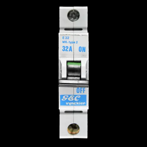 GEC VYNCKIER 32 AMP TYPE 2 M6 MCB CIRCUIT BREAKER E32 098/374132-000