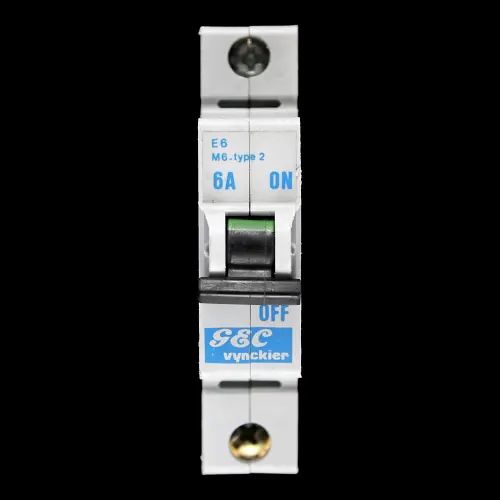 GEC VYNCKIER 6 AMP TYPE 2 M6 MCB CIRCUIT BREAKER E6 098/374106-000