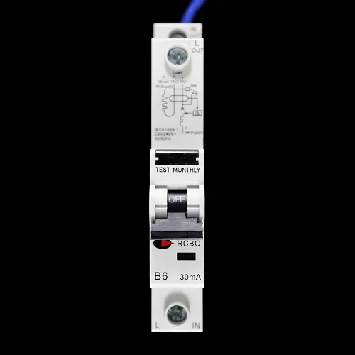 CGD 6 AMP CURVE B 6kA 30mA RCBO TYPE AC 6/30/SP