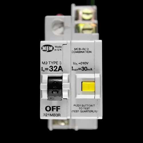 MEM 32 AMP TYPE 3 M9 30mA DOUBLE POLE RCBO 321MB3R