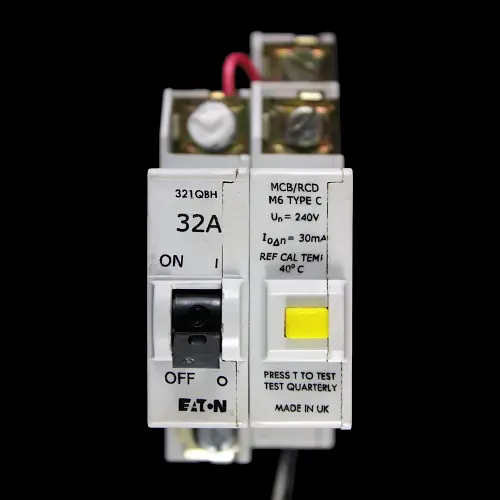 EATON 32 AMP CURVE C M6 30mA DOUBLE POLE MCB/RCD RCBO 321QBH