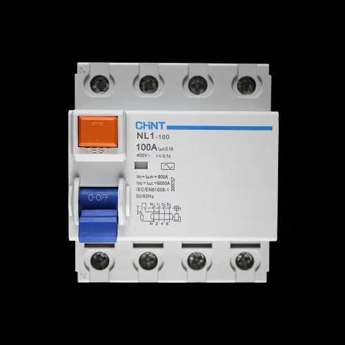 CHINT 100 AMP 100mA FOUR POLE RCCB RCD NL1-100 200757