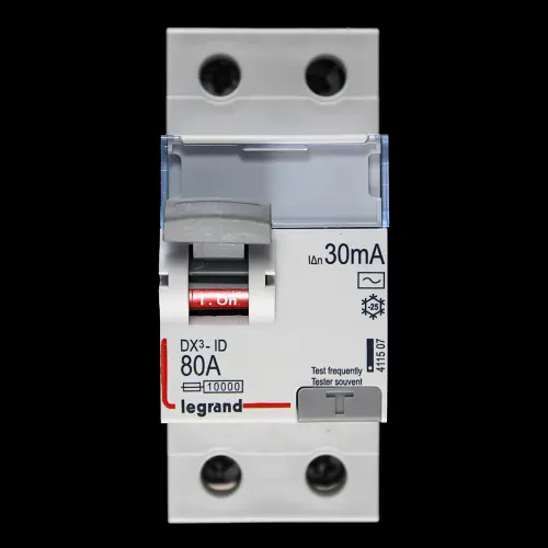 LEGRAND 80 RCCB RCD DOUBLE POLE 30mA TYPE AC DX3 411507