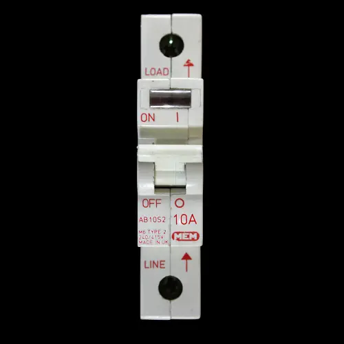MEM 10 AMP TYPE 2 M6 MCB CIRCUIT BREAKER AB10S2