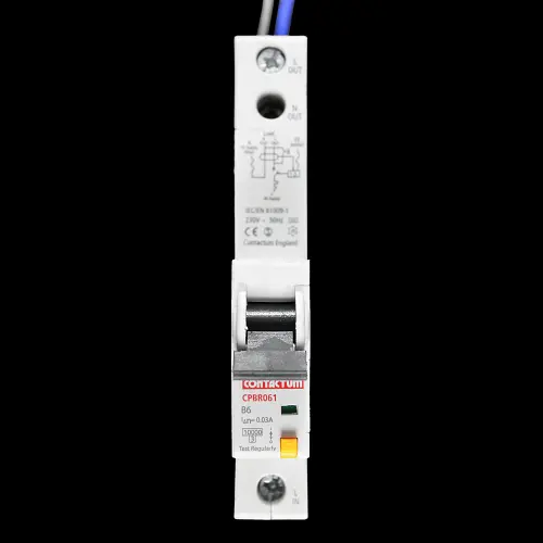 CONTACTUM 6 AMP CURVE B 10kA 30mA RCBO TYPE AC CPBR061