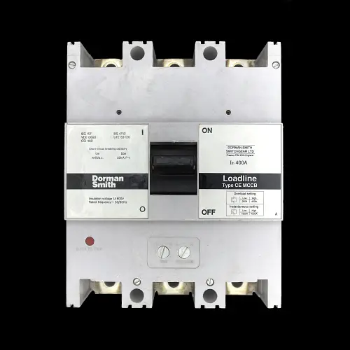 DORMAN SMITH 400 AMP 32kA TRIPLE POLE MCCB LOADLINE TYPE CE