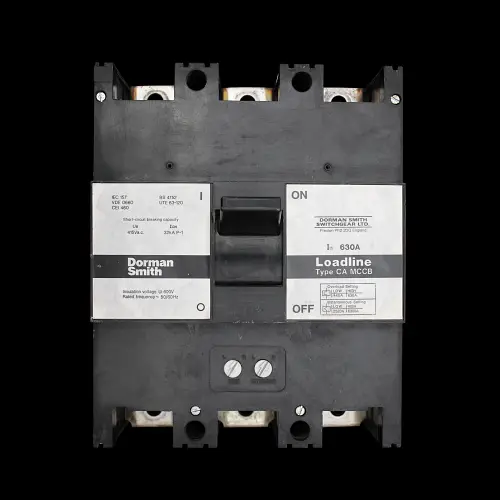 DORMAN SMITH 630 AMP 32kA TRIPLE POLE MCCB LOADLINE TYPE CA
