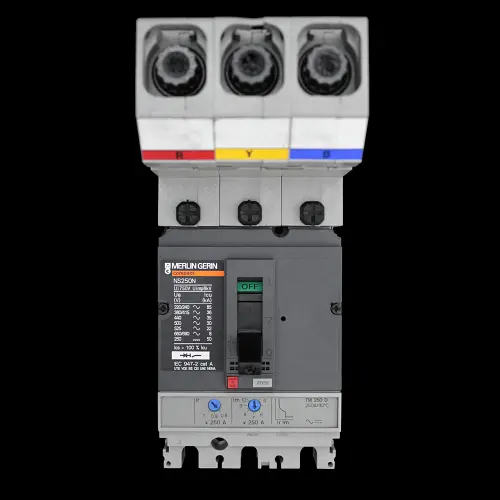 MERLIN GERIN 250 AMP 36kA TRIPLE POLE MCCB MGP2503 NS250N