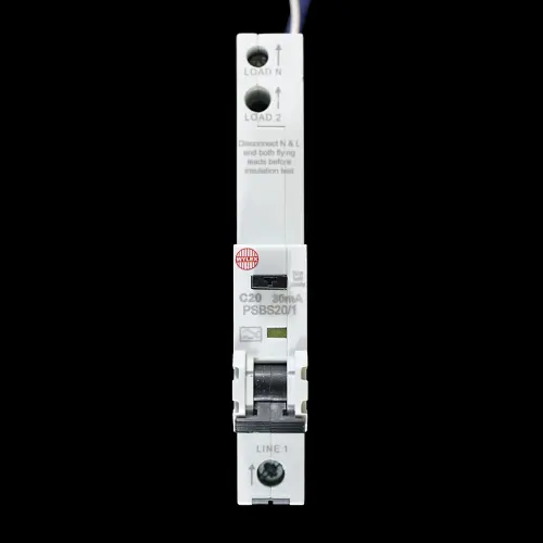 WYLEX 20 AMP CURVE C 10kA 30mA RCBO TYPE A PSBS20/1