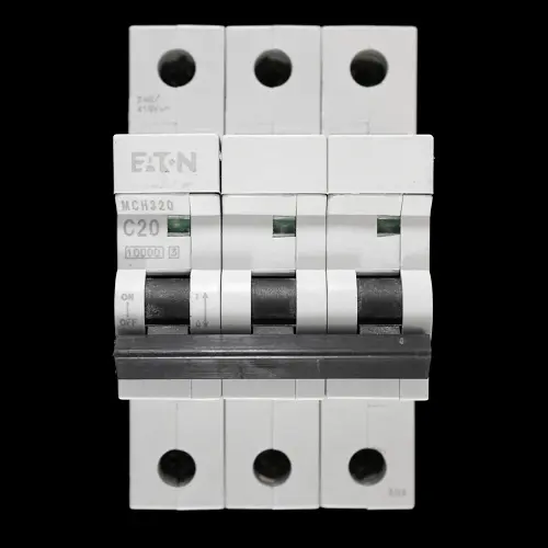 MEM EATON 20 AMP CURVE C 10kA TRIPLE POLE MCB CIRCUIT BREAKER MCH320