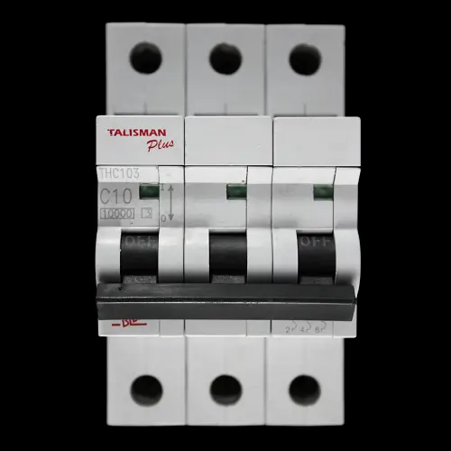 BILL 10 AMP CURVE C 10kA TRIPLE POLE MCB CIRCUIT BREAKER THC103