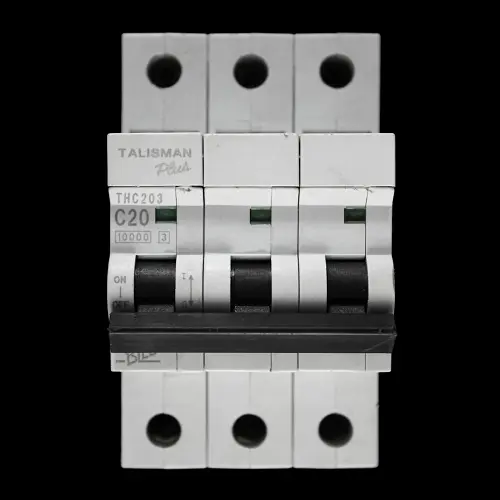 BILL 20 AMP CURVE C 10kA TRIPLE POLE MCB CIRCUIT BREAKER THC203