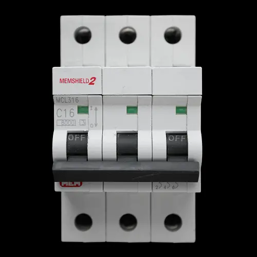 MEM 16 AMP CURVE C 6kA TRIPLE POLE MCB CIRCUIT BREAKER MCL316