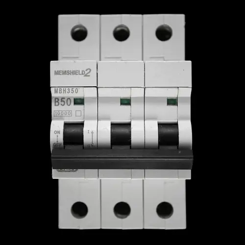 EATON 50 AMP CURVE B 10kA TRIPLE POLE MCB CIRCUIT BREAKER MBH350