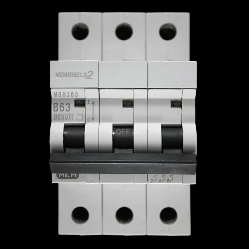 MEM EATON 63 AMP CURVE B 10kA TRIPLE POLE MCB CIRCUIT BREAKER MBH363