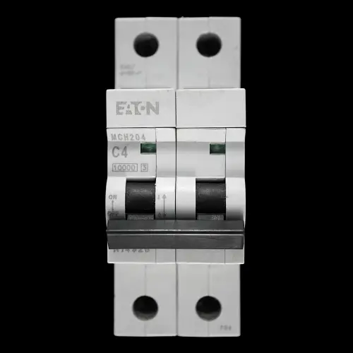 EATON 4 AMP CURVE C 10kA DOUBLE POLE MCB CIRCUIT BREAKER MCH204