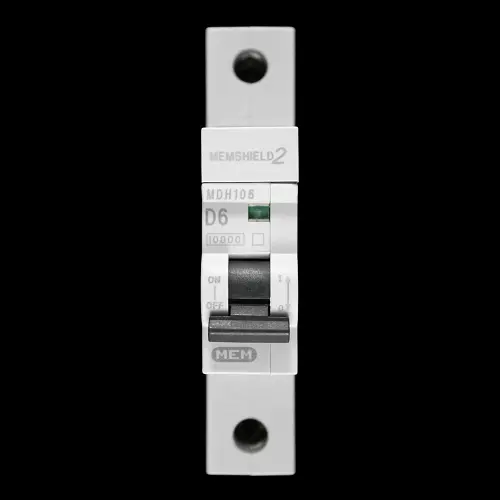 MEM 6 AMP CURVE D 10kA MCB CIRCUIT BREAKER MDH106