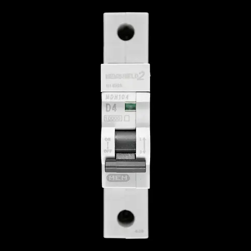 MEM 4 AMP CURVE D 10kA MCB CIRCUIT BREAKER MDH104