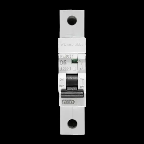 MEM 6 AMP CURVE D 6kA MCB CIRCUIT BREAKER ALD061