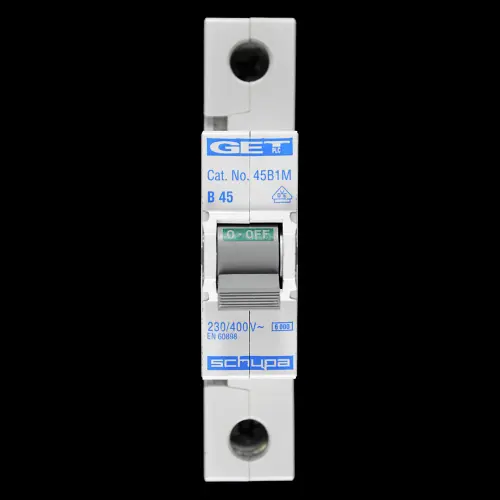 GET 45 AMP CURVE B 6kA MCB CIRCUIT BREAKER 45B1M SCHUPA