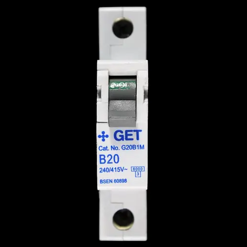 GET 20 AMP CURVE B 6kA MCB CIRCUIT BREAKER G20B1M