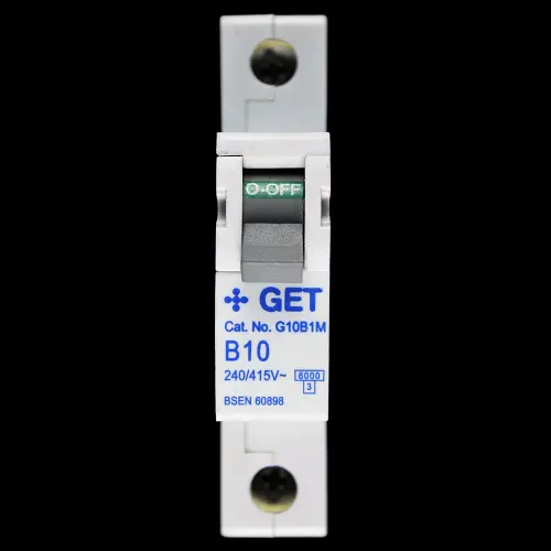 GET 10 AMP CURVE B 6kA MCB CIRCUIT BREAKER G10B1M