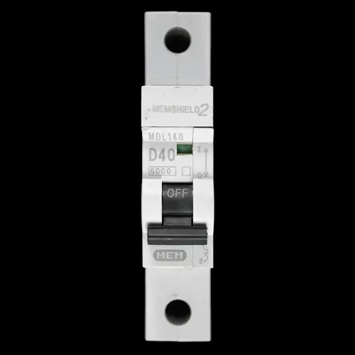 MEM EATON 40 AMP CURVE D 6kA MCB CIRCUIT BREAKER MDL140