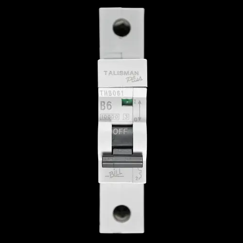 BILL 6 AMP CURVE B 10kA MCB CIRCUIT BREAKER THB061