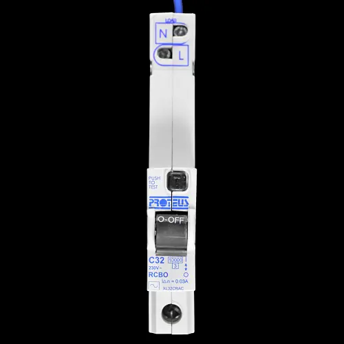 PROTEUS 32 AMP CURVE C 10kA 30mA RCBO TYPE AC XL32CRAC