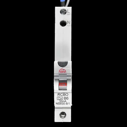 WYLEX 6 AMP CURVE B 10kA 30mA RCBO TYPE A NSBS6-B/1