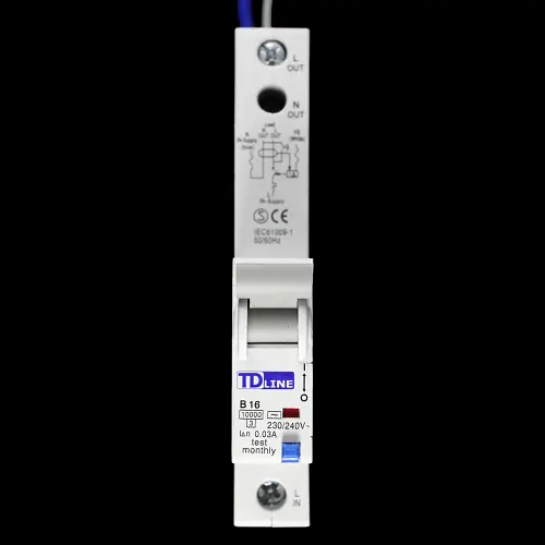 TD LINE 16 AMP CURVE B 10kA 30mA RCBO TDRCBO