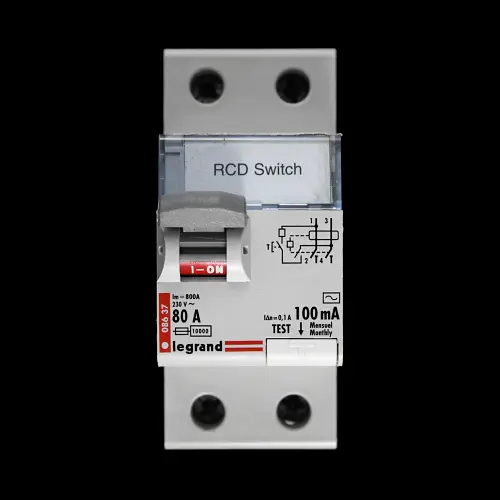 LEGRAND 80 AMP 100mA DOUBLE POLE RCCB RCD TYPE AC 08637 086 37