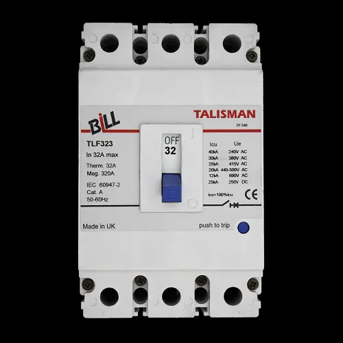 BILL 32 AMP 25kA TRIPLE POLE MCCB TLF323