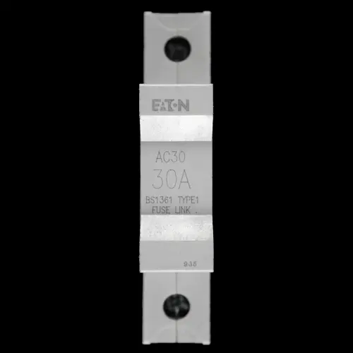 EATON 30 AMP TYPE 1 HRC FUSE LINK CARRIER HOLDER AC30 GREY