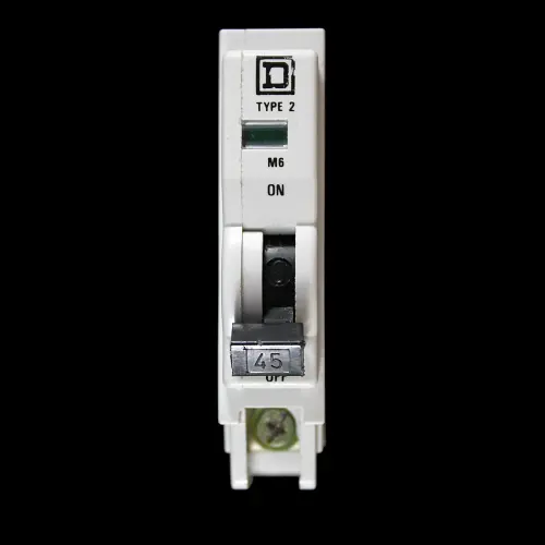 SQUARE D 45 AMP TYPE 2 M6 MCB CIRCUIT BREAKER QOE