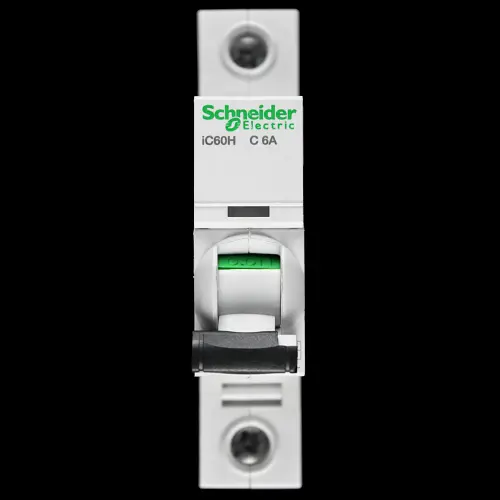 SCHNEIDER 6 AMP CURVE C 10kA MCB CIRCUIT BREAKER A9F54106 IC60H
