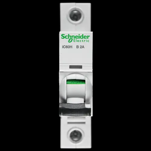 SCHNEIDER 2 AMP CURVE B 10kA MCB CIRCUIT BREAKER A9F53102 IC60H