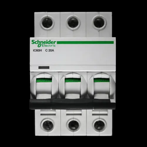 SCHNEIDER 20 AMP CURVE C 10kA TRIPLE POLE MCB CIRCUIT BREAKER A9F54320 IC60H