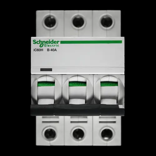 SCHNEIDER 40 AMP CURVE B 10kA TRIPLE POLE MCB CIRCUIT BREAKER A9F53340 IC60H