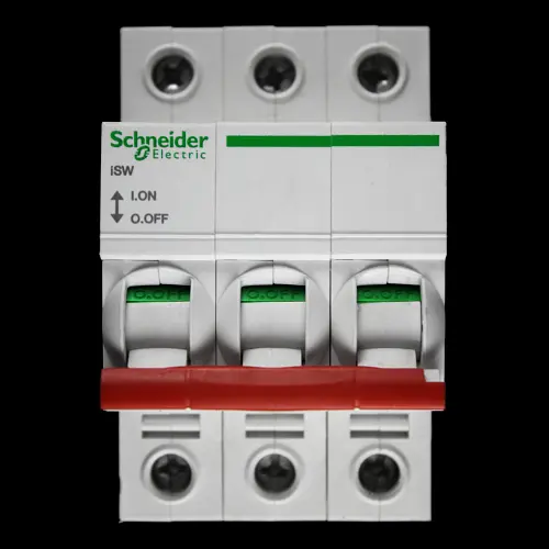 SCHNEIDER 125 AMP TRIPLE POLE MAIN SWITCH DISCONNECTOR ISW A9S66792