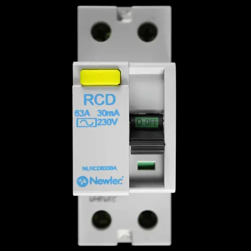 NEWLEC 63 AMP 30mA DOUBLE POLE RCD TYPE AC NLRCD6330A