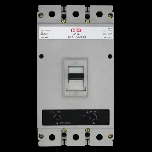 MEM 400 MCCB TRIPLE POLE 36kA MKLA4003 GREY