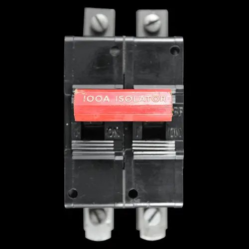DORMAN SMITH 100 AMP DOUBLE POLE ISOLATOR DISCONNECTOR 500V LOADMASTER