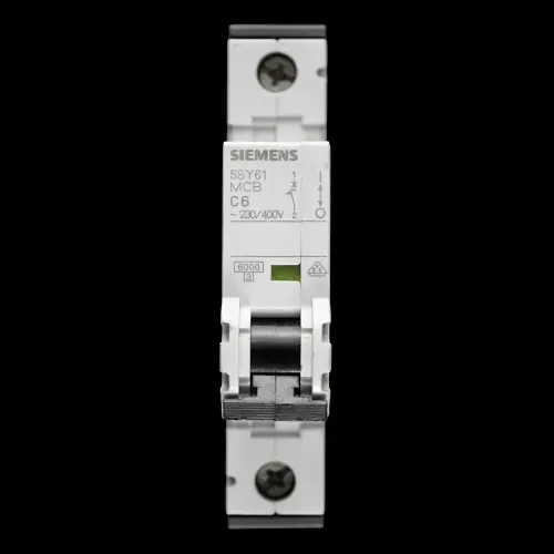 SIEMENS 6 AMP CURVE C 6kA MCB CIRCUIT BREAKER 5SY6106-7 5SY61