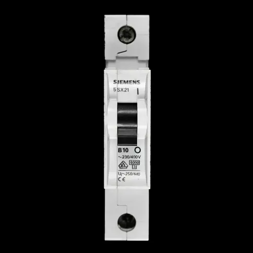 SIEMENS 10 AMP CURVE B 6kA MCB CIRCUIT BREAKER 5SX21 5SX2