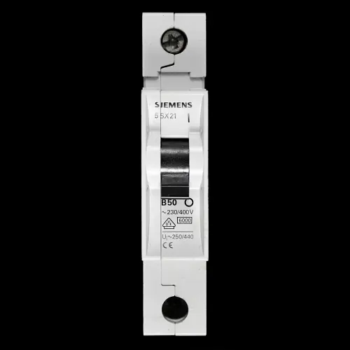 SIEMENS 50 AMP CURVE B 6kA MCB CIRCUIT BREAKER 5SX21 5SX2