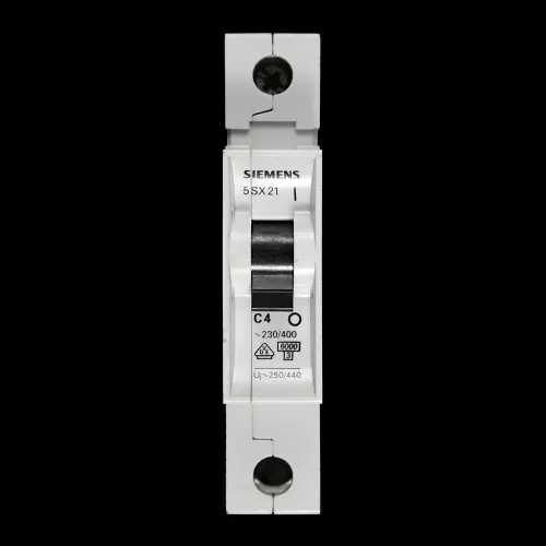 SIEMENS 4 AMP CURVE C 6kA MCB CIRCUIT BREAKER 5SX21 5SX2