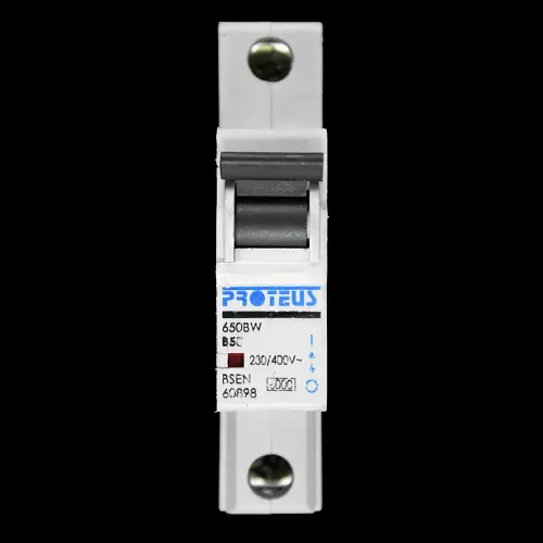 PROTEUS 50 AMP CURVE B 6kA MCB CIRCUIT BREAKER 650BW